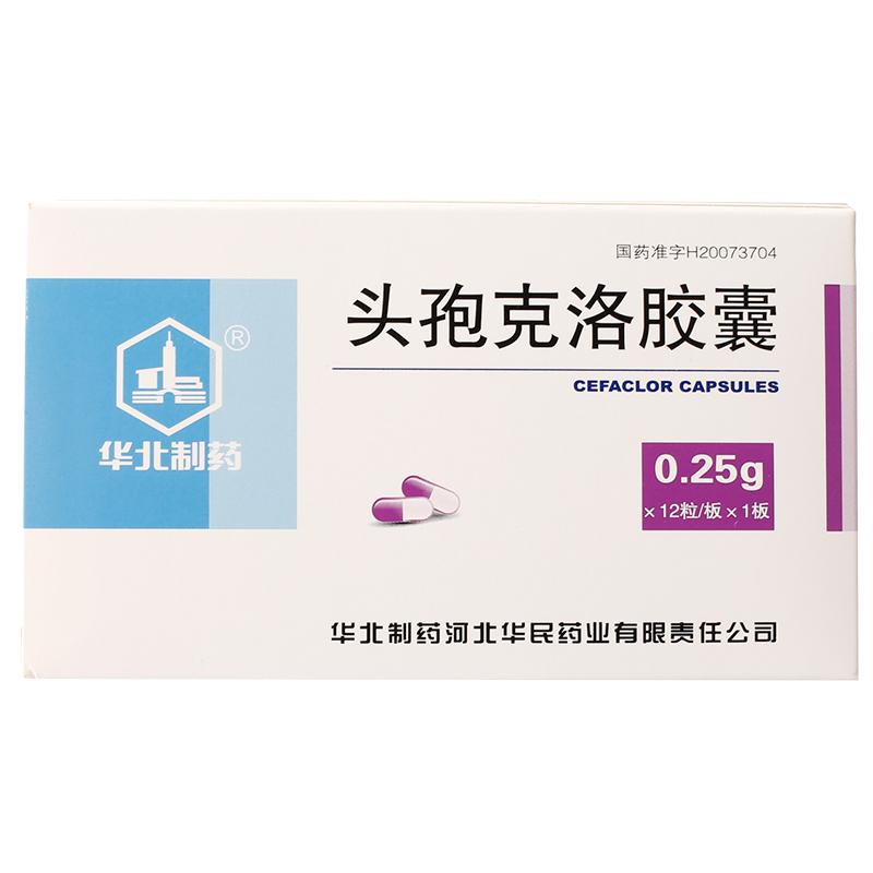 華北製藥 頭孢克洛膠囊