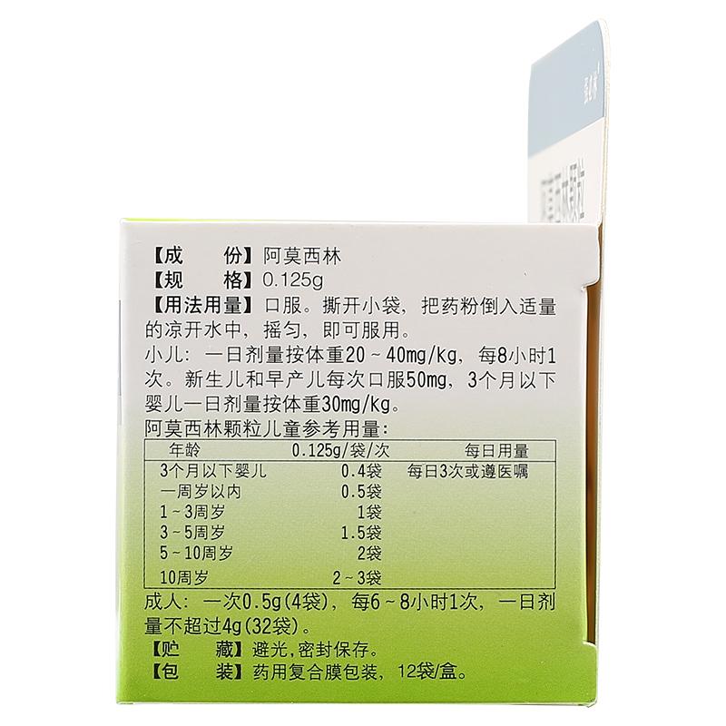 阿莫西林顆粒(海南三葉)說明書_價格_副作用_尋醫問藥藥品網